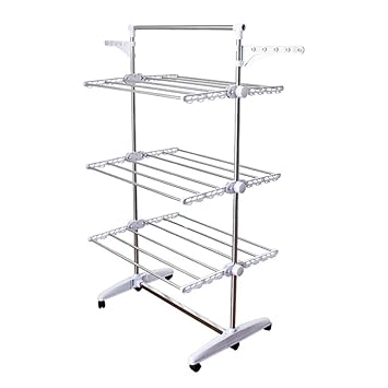 Wäscheständer Haushalt Wäscheständer Edelstahl Kleiderständer faltbar