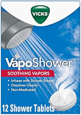 Vicks Vaposhower Shower Tablet Shower Bomb Aromatherapy Vapors