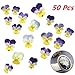 Xinhongo 50 Pcs Real Pansy Pressed Dried Pressed Flowers for Art Craft DIY Preserved Flower Decorations Resin Jewelry Pendant Crafts DIY Cards Making