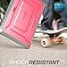 SUPCASE iPad Pro 12.9 Case 2017, [Heavy Duty] Unicorn Beetle Pro Series Rugged Protective Case Without Screen Protector for Apple iPad Pro 12.9 Inch 2017, Not Fit 2018 Version (Pink)