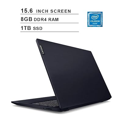 2019 Newest Lenovo Premium Ideapad S145 15.6 Inch Laptop Intel Celeron 4205U 1.80GHz, 8GB DDR4 RAM, 1TB SSD, Intel UHD 610, WiFi, Bluetooth, HDMI,