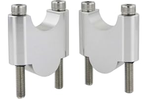 Mantt Motorcycle ADV Dirt Bike Handlebar Risers 1 1/8" 28.6mm Without Clamps, Fit for VFR1200X/CB650R, VMAX/MT-125, Street Tr