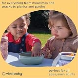 Vital Baby Nourish Bowls 5 Pack Stackable BPA-Free EarthSmart Microwave Safe view 5
