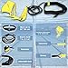 Swimming Belt - for Stationary Resistance Training/Endless Pool (with Drag Parachute and Elastic Tether) - Adult, Kid, Pro, Amateur Use