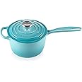 Le Creuset Enameled Cast Iron Signature Saucepan, 1.75 qt., Caribbean