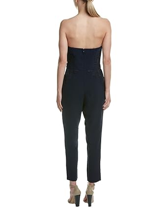 adelyn rae strapless slim leg jumpsuit