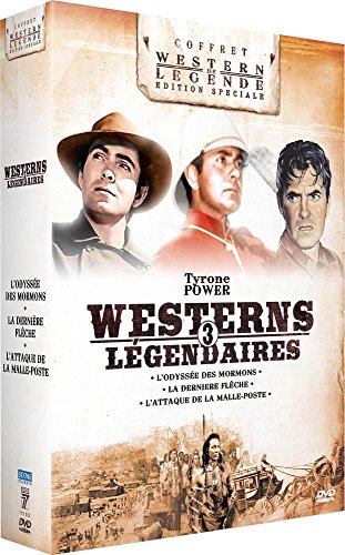 Tyrone Power - 3 Westerns Légendaires : L'attaque De La Malle-Poste + La Dernière Flèche + L'odyssée Des Mormons - Pack