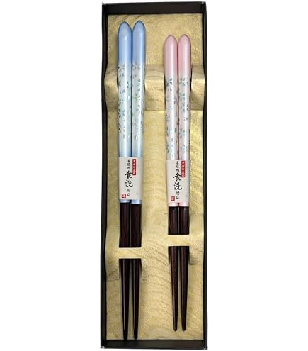 Amazon.com: Japanese Tetsuboku 9.2 Inches 2 Pair Chopsticks Gift