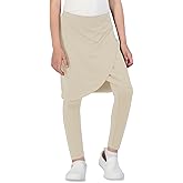 CharmWM Girls High Elastic Waist Skirts Pants Kids Cute Active Golf Tennis Skorts Leggings