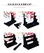 Wudygirl Bracelet Holder Velvet 3 Tier Jewelry Display Stand Storage Watch Bangle Necklace Organizer Showcase(3 Tier)