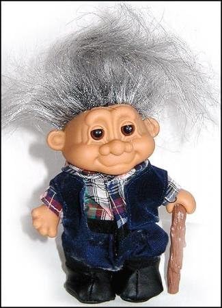 troll doll black hair