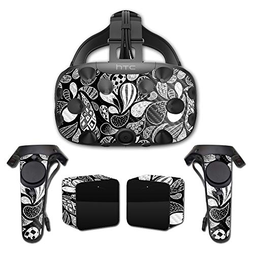 MightySkins Carbon Fiber Skin for HTC Vive Full Coverage - Drops | Protective,…