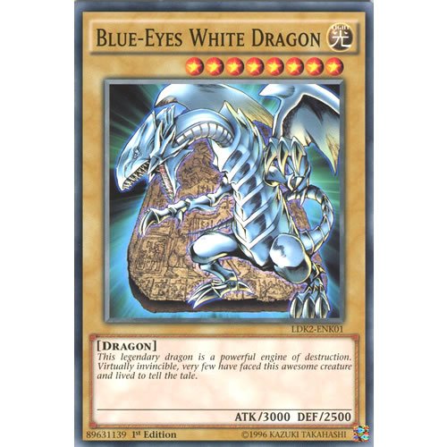 LDK2ENK01 1st Ed BlueEyes White Dragon (Alternate Art 2) Common Card