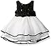Lilt Girls' Soutache Sequin Mesh Dress with Bow