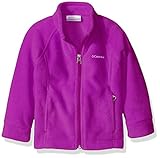 Columbia Little Girls' Toddler Benton Springs Fleece Jacket, Bright Plum, 4T