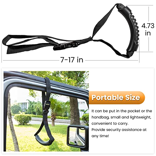 Ecowlboy Auto Cane Grab Handle Adjustable Standing Aid Safety Handle