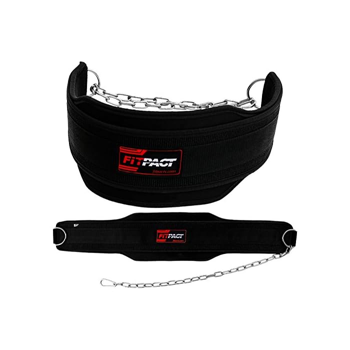 Buy FITPACT Dipping Belt with Chain Adjustable Heavy Duty Dip Weight