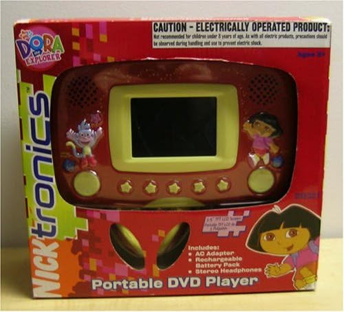 Amazon Com Dora The Explorer Dte321 Portable Dvd Player Electronics
