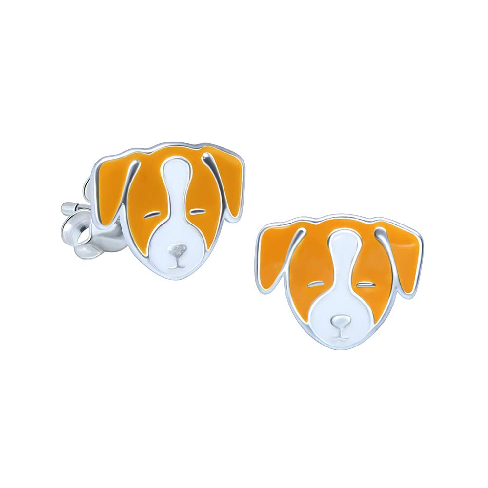 Katy Craig - Jack Russell Earrings - Dog Gift - 925 Sterling Silver
