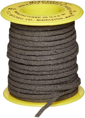 Mitchell Abrasives 57-S Flat Abrasive Tape, Silicon Carbide 150 Grit 1/8" Wide x 50 Feet