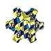 DSSY Hexagon Stripe Hand Spinner Anti-Stress Fidget Finger Toys for ADD, ADHD, Anxiety, and Autism Adults Children (N Multicolor)