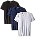 Emporio Armani Men's Cotton V-Neck Undershirts, Grey/Navy/Black, X-Large