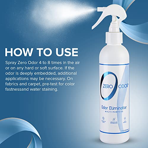 Zero Odor MultiPurpose Household Odor Eliminator, Trigger Spray, 8
