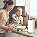 Paper Towel Holder by Royal - Easy Tear with One Hand - Stainless Steel Paper Towel Dispenser with Weighted Base - Paper Towel Rack Holds Bounty, Brawny, and All Brands