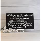 Memorial Gift, Grief Gift, Grief Sign,Time Limit When Grieving, Condolences, heaven Sign,In Memory, Grief Saying, Bereavement Sign