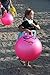 WALIKI Hopper Ball Toy for Girls 7 8 9 Years Old | Hippity Hop Jumping Ball | Sit & Bounce | Cool Birthday Gift | Pink | 20”