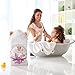 Baby Towel - Animal Hooded Towel - Unisex Hood for Boy & Girl - 100% Organic Soft Bamboo - Shower Gift Wrap Pack Set for Bath - 500 GSM Extremely Absorbent - for Newborn, Infant, Toddler & Kid