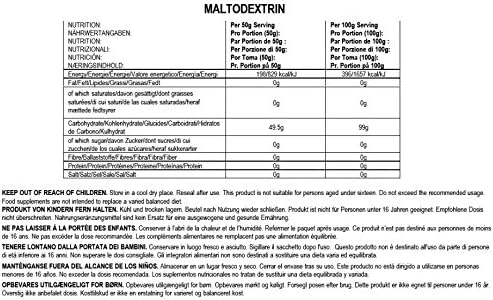 Bulk Maltodextrin Powder, 2.5 kg, 50 Servings, Packaging May Vary, 2.5kg - Image 3