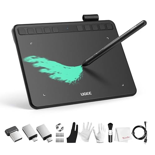 UGEE S640W Drawing Tablet,Wireless x Inch Large Area, 8192