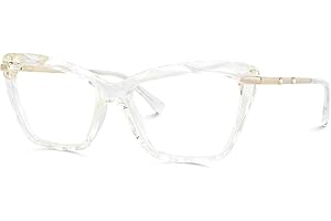 Zeelool Crystal Cat Eye Blue Light Blocking Glasses for Women Juliet VFP0270