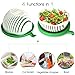 Family Size Salad Cutter Bowl Upgraded Easy Salad Maker by WEBSUN, Fast Fruit Vegetable Salad Chopper Bowl Fresh Salad Slicer