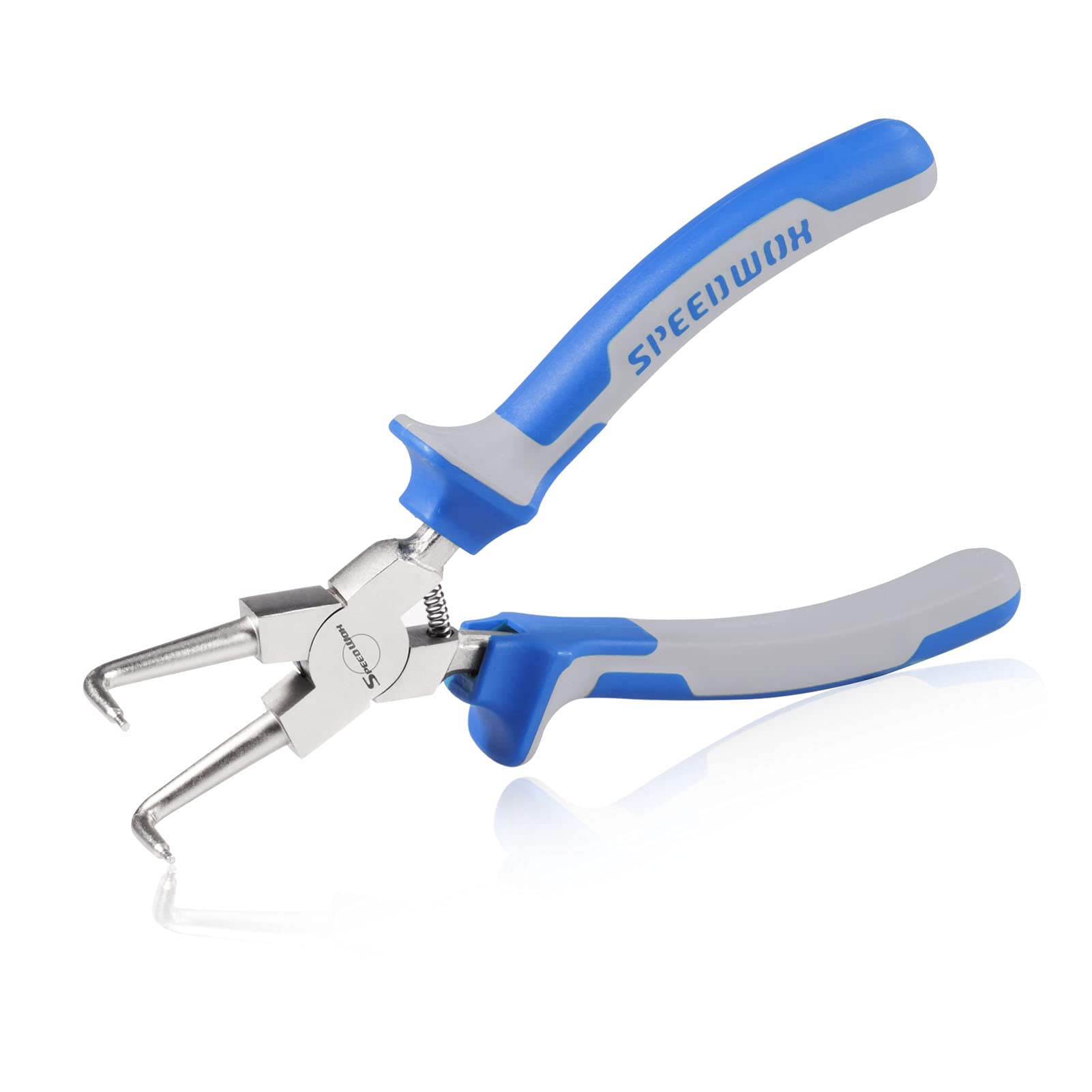 SPEEDWOX Snap Ring Pliers 9-Inch Internal Circlip Pliers Heavy Duty Precision Cir-Clip Retainer Ring Pliers Curved Jaw for Ring Remover Retaining and Remove Hoses