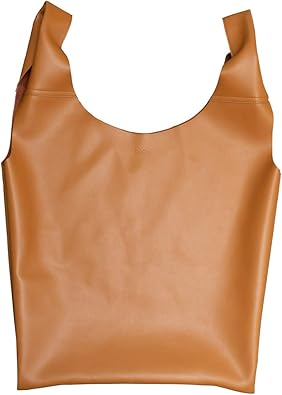 Amazon ラフィカロ トートバッグ 牛革 一枚革 レザー ミニトート ショッピング エコバッグ トート 大容量 レザー 持ち手 軽量 お手軽 収納 ミニバッグ メンズ レディース ブラウン Raficaro トートバッグ