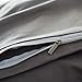 YAROO Zippered Pillow Cases, Body Pillowcase, Fits 20 x 54ï¼Œ100% Cotton 300 Thread Count,Solid,Dark Gray(1-Pack)