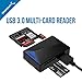 SABRENT USB 3.0 Super Speed 4 Slot Memory Card Reader for Windows, Mac and Linux - Supports SD, SDHC, SDXC, MMC/MicroSD, T-Flash/MS, MS PRO Duo/CF, and More (CR-BMC3)