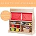 ECR4Kids Birch Hardwood Play Puppet Theater with Flannel Board for Felt Letters, Puppet Theater for Kids with Curtains, GREENGUARD Gold Certified, Puppets for Kids, Kids Shows
