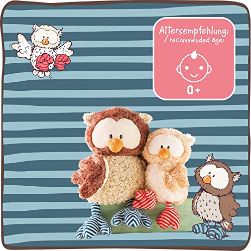 NICI Kuscheltier Eule Owluna mit drehbarem Kopf 25 cm – Eule Plüschtier für Mädchen, Jungen & Babys – Stofftier Eule zum… – Bild 6