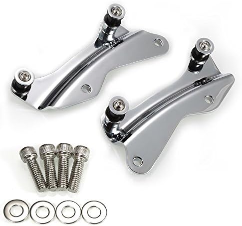 TJMOTO Chrome Four Points 4 Point Docking Hardware Kit For Harley Davidson Electra Glide Road King 2014-2019