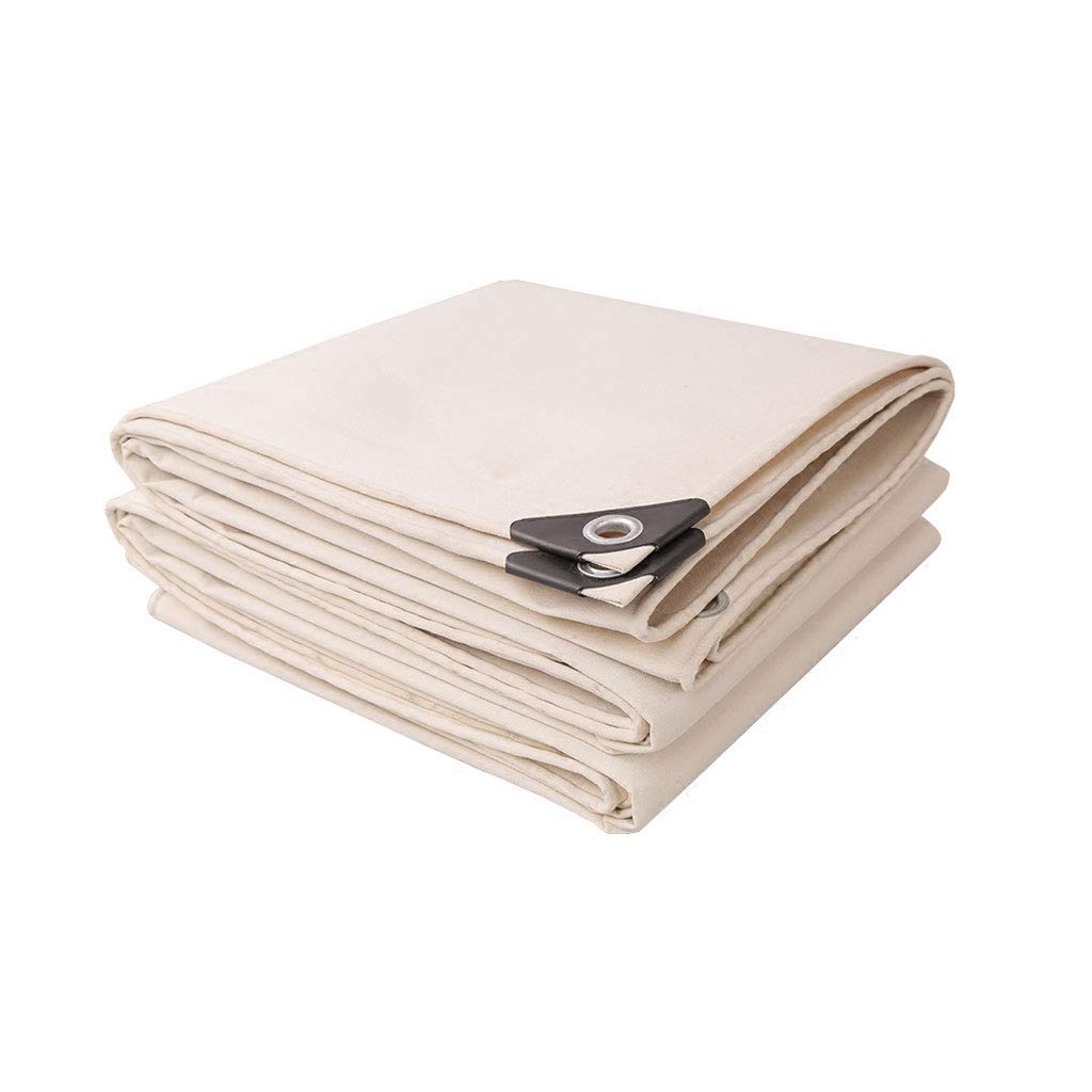 FEE-ZC Outdoor Waterproof Tarpaulin Tarpaulin heavy duty Canvas fabric canvas material fabric Canvas (Size : 2x4m)