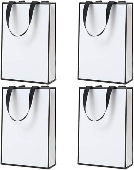 Amazon Co Jp Kesyoo ギフトバッグ 紙袋 手提げ袋 板紙 ボール紙 ラッピング袋 プレゼント おしゃれ 引き出物袋 結婚式 ギフト4個セット Style 5 ホーム キッチン