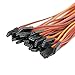 OliYin 20pcs 5.90inch 22awg 60 Cores Male to Male Lead Plug Servo Extension Wire Cable Line for RC Model Aircraft Stranded Futaba JR