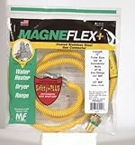 BrassCraft CSSD44E-72 P 1/2-Inch Outer Diameter Safety Plus Gas Appliance Connector with Excess Flow Valve