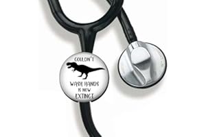 CHNLML Stethoscope Name Tag Nurse Doctor Stethoscope ID Tag Customized Steth ID Tag (Couldn't Wash Hands is Now Extinct)
