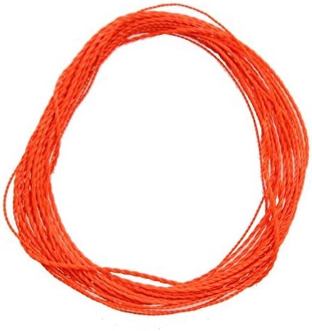 river peak Tenkara Fly Fishing Line - Tapered Braided (Orange, 14ft)