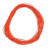 river peak Tenkara Fly Fishing Line - Tapered Braided (Orange, 12ft)