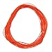 river peak Tenkara Fly Fishing Line - Tapered Braided (Orange, 12ft)